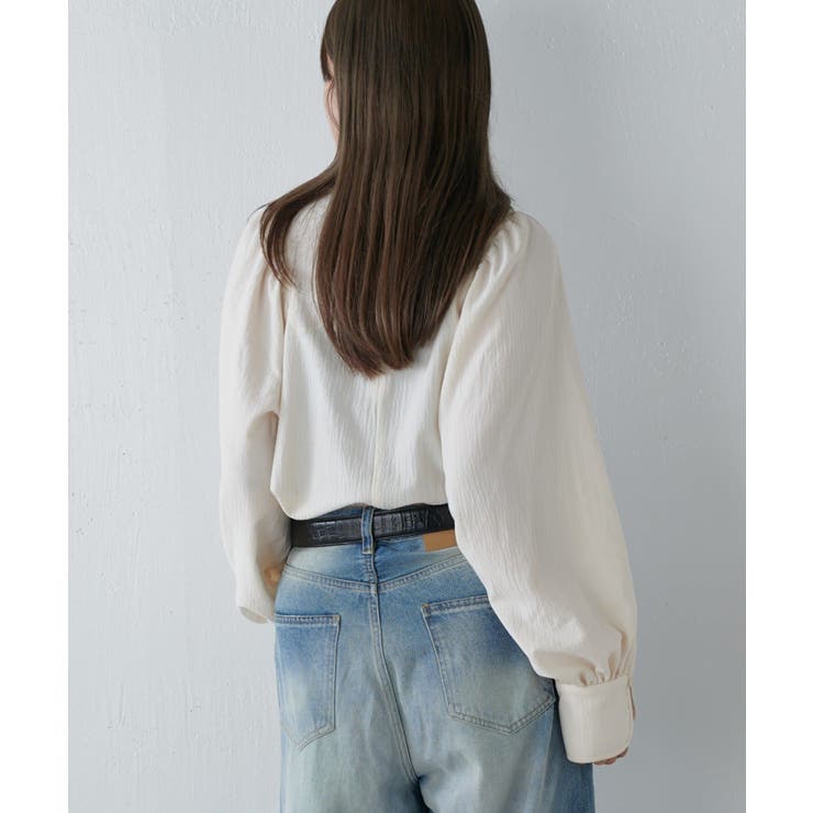 【Lui's】スタンド衿ボリュームブラウス | PAL GROUP OUTLET | 詳細画像13 