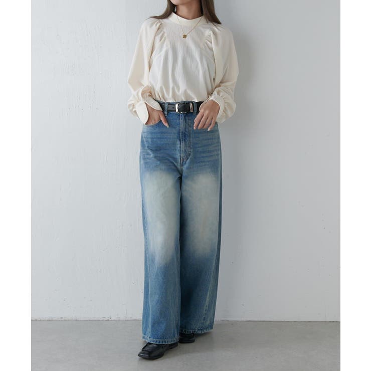 【Lui's】スタンド衿ボリュームブラウス | PAL GROUP OUTLET | 詳細画像14 