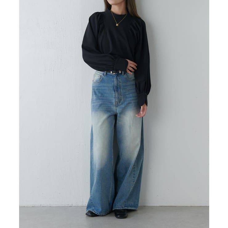 【Lui's】スタンド衿ボリュームブラウス | PAL GROUP OUTLET | 詳細画像20 