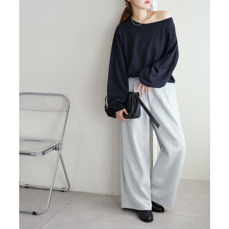 【Discoat】スーパーファインウールワンショルプルオーバー | PAL GROUP OUTLET | 詳細画像10 