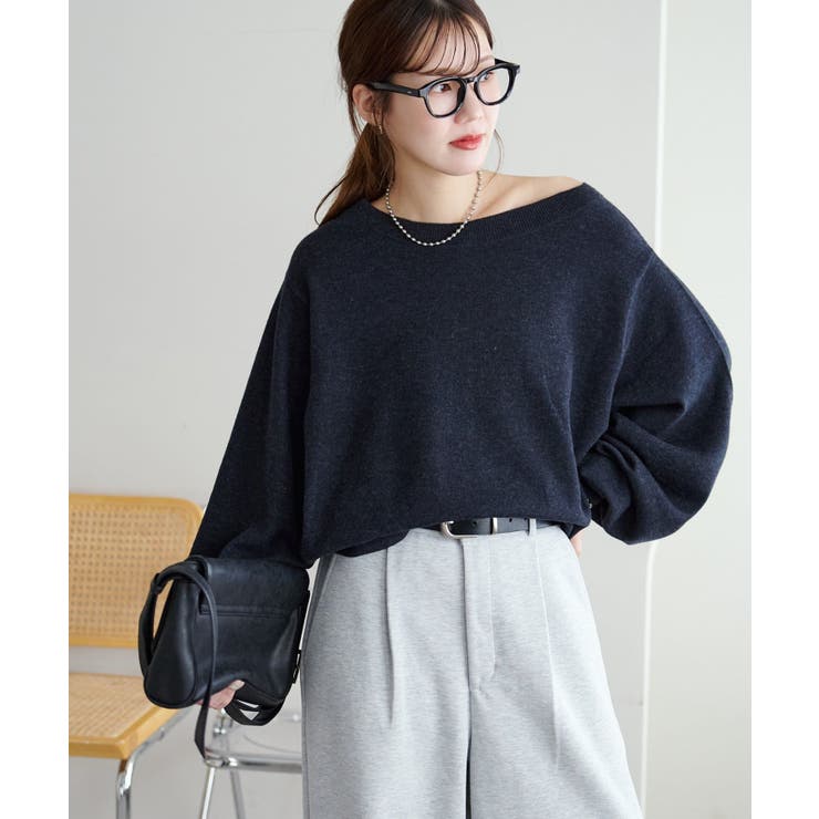 【Discoat】スーパーファインウールワンショルプルオーバー | PAL GROUP OUTLET | 詳細画像3 