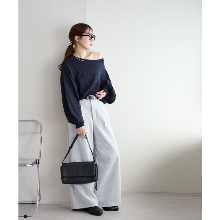 【Discoat】スーパーファインウールワンショルプルオーバー | PAL GROUP OUTLET | 詳細画像9 