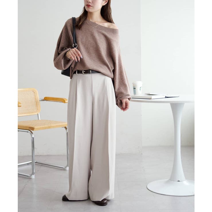 【Discoat】スーパーファインウールワンショルプルオーバー | PAL GROUP OUTLET | 詳細画像29 