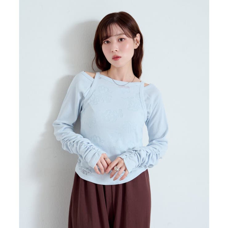 【Kastane】花柄オパールカットソーSET | PAL GROUP OUTLET | 詳細画像15 