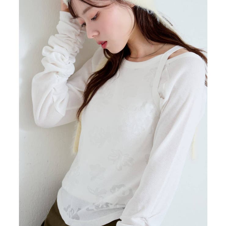 【Kastane】花柄オパールカットソーSET | PAL GROUP OUTLET | 詳細画像2 