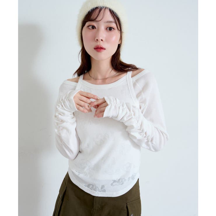 【Kastane】花柄オパールカットソーSET | PAL GROUP OUTLET | 詳細画像3 