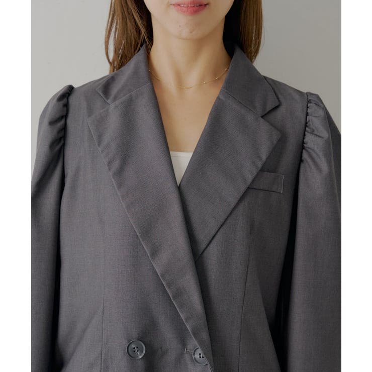 【Chico】ローズコサージュ付パフロングJKT | PAL GROUP OUTLET | 詳細画像26 