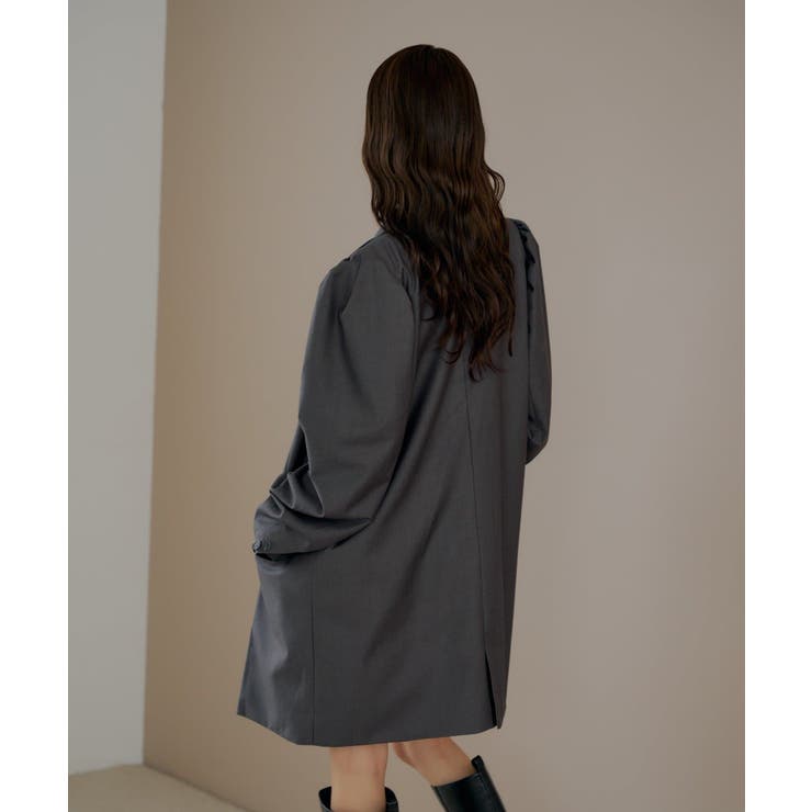 【Chico】ローズコサージュ付パフロングJKT | PAL GROUP OUTLET | 詳細画像5 