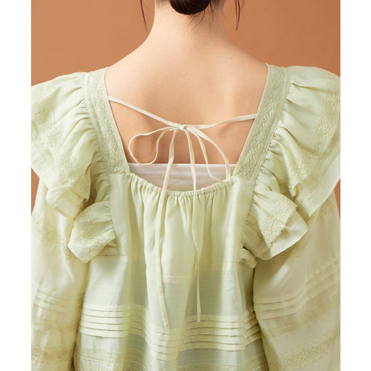 【mystic】ショルダーフリルブラウス | PAL GROUP OUTLET | 詳細画像11 