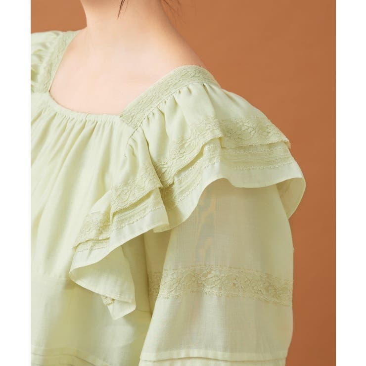 【mystic】ショルダーフリルブラウス | PAL GROUP OUTLET | 詳細画像13 