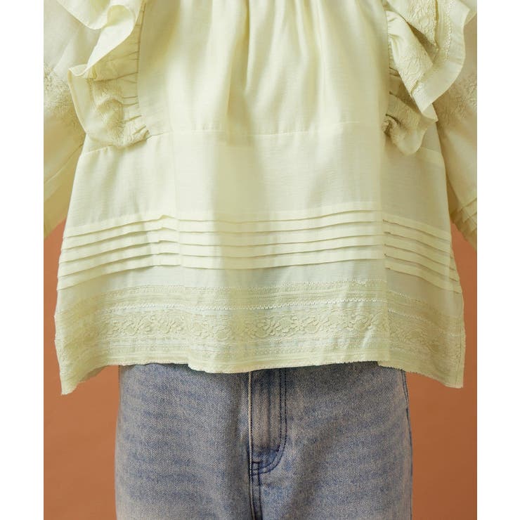 【mystic】ショルダーフリルブラウス | PAL GROUP OUTLET | 詳細画像15 