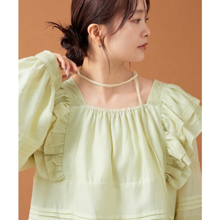 【mystic】ショルダーフリルブラウス | PAL GROUP OUTLET | 詳細画像5 