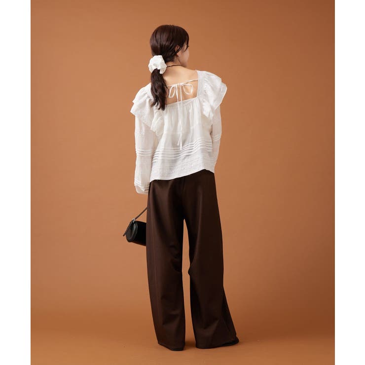 【mystic】ショルダーフリルブラウス | PAL GROUP OUTLET | 詳細画像23 