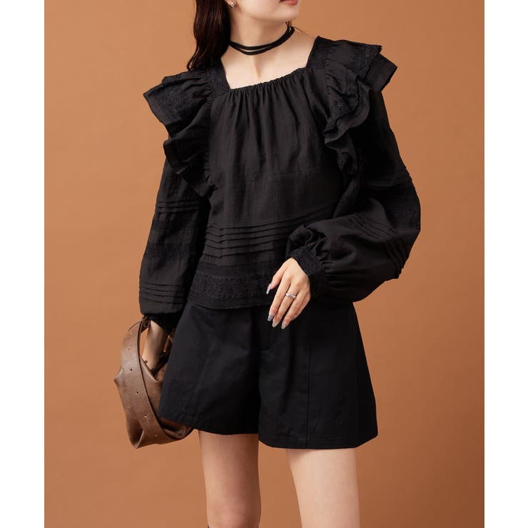 【mystic】ショルダーフリルブラウス | PAL GROUP OUTLET | 詳細画像26 