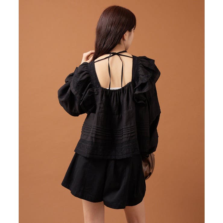 【mystic】ショルダーフリルブラウス | PAL GROUP OUTLET | 詳細画像28 