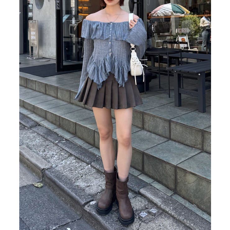 【mystic】[mline]ティアードオフショルブラウス | PAL GROUP OUTLET | 詳細画像30 