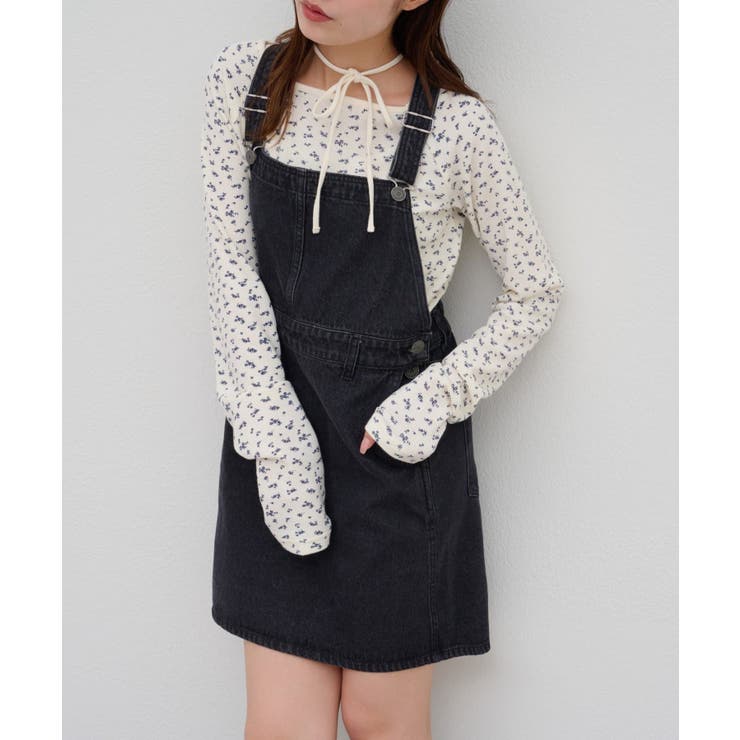 【Discoat】【umm】デニムミニオーバーオール | PAL GROUP OUTLET | 詳細画像1 