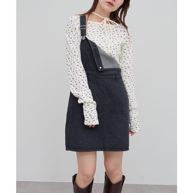 【Discoat】【umm】デニムミニオーバーオール | PAL GROUP OUTLET | 詳細画像15 