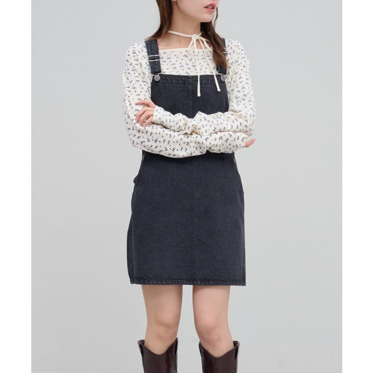 【Discoat】【umm】デニムミニオーバーオール | PAL GROUP OUTLET | 詳細画像2 