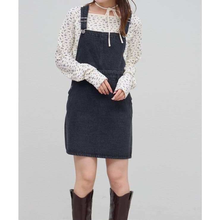 【Discoat】【umm】デニムミニオーバーオール | PAL GROUP OUTLET | 詳細画像3 