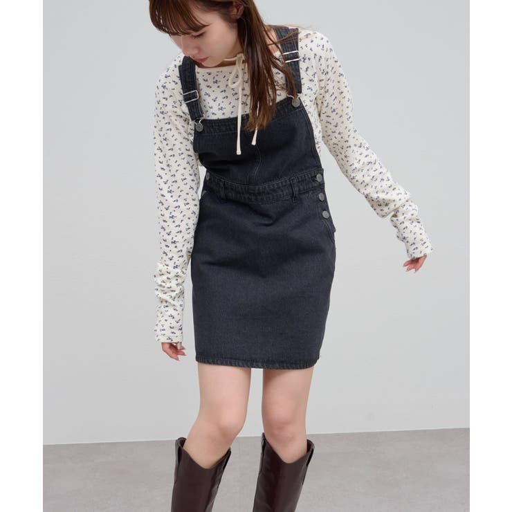 【Discoat】【umm】デニムミニオーバーオール | PAL GROUP OUTLET | 詳細画像6 