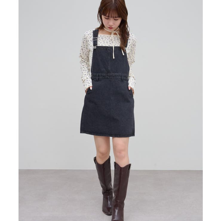 【Discoat】【umm】デニムミニオーバーオール | PAL GROUP OUTLET | 詳細画像9 