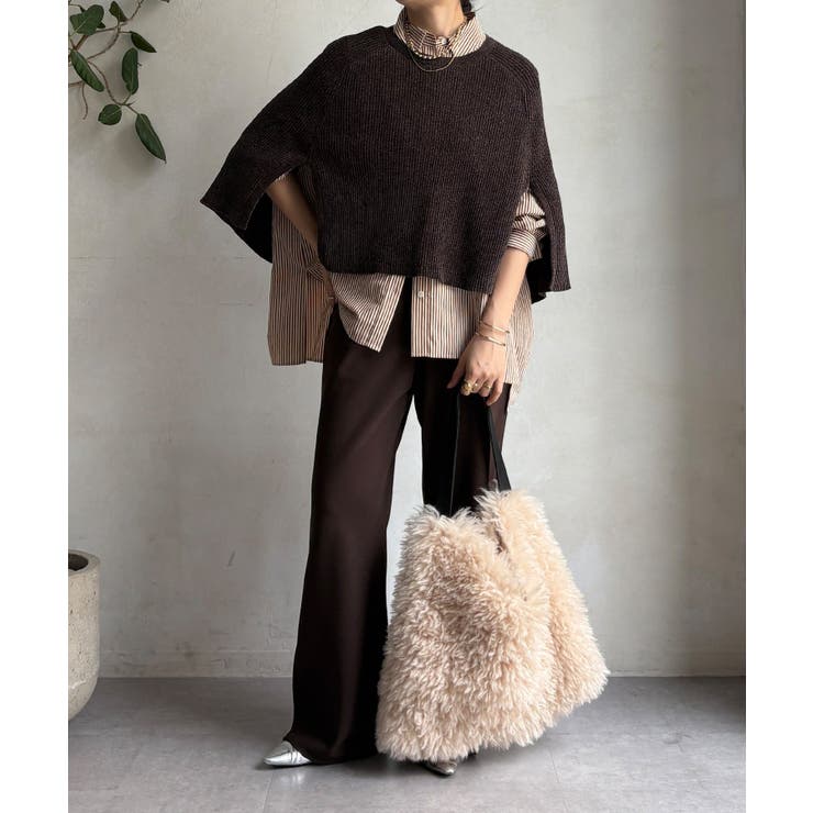 DouDou】W モールニットポンチョ[品番：PALW0006787]｜PAL GROUP