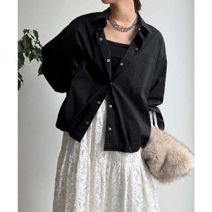 【DouDou】W サイドラインシャツブルゾン | PAL GROUP OUTLET | 詳細画像42 