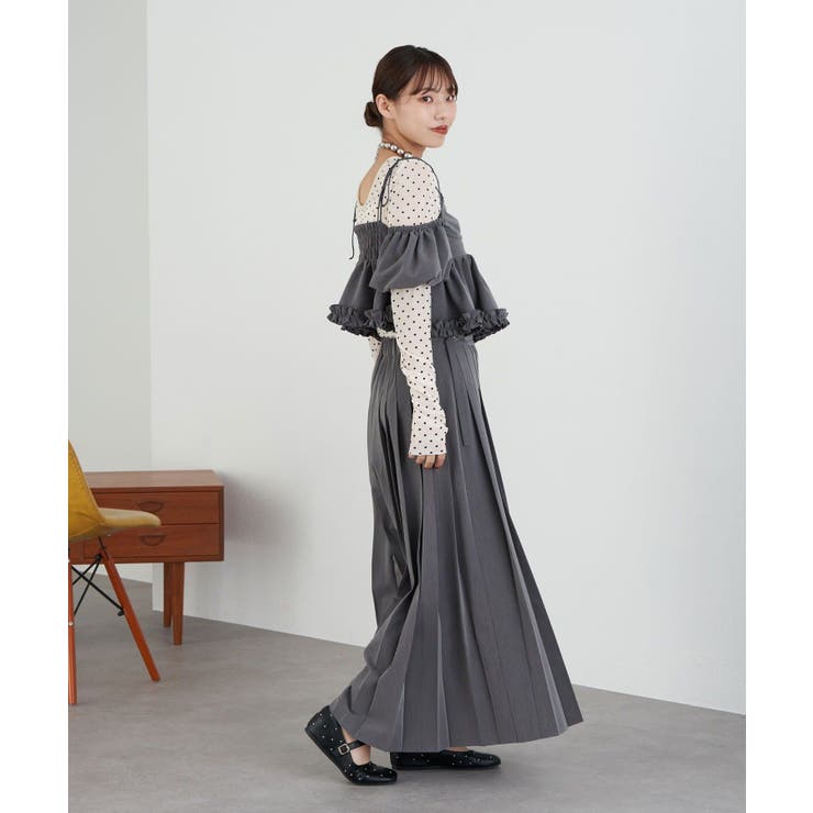 【Ciaopanic】【Lum?】オフショルフリルビスチェ | PAL GROUP OUTLET | 詳細画像7 