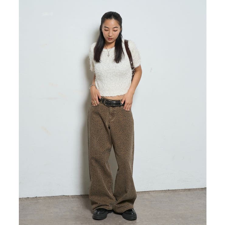 【WHO'S WHO gallery】柄ツイルローライズパンツ | PAL GROUP OUTLET | 詳細画像24 