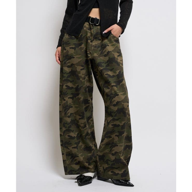 【WHO'S WHO gallery】柄ツイルローライズパンツ | PAL GROUP OUTLET | 詳細画像25 