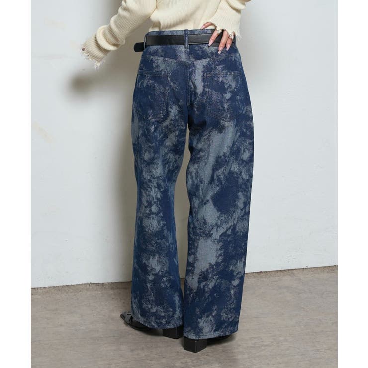 【WHO'S WHO gallery】柄ツイルローライズパンツ | PAL GROUP OUTLET | 詳細画像6 