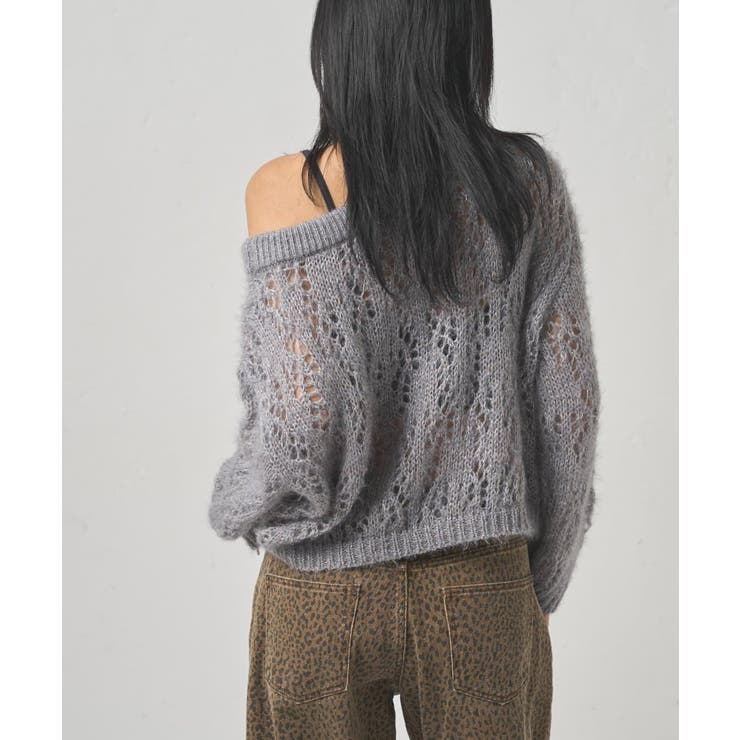 【WHO'S WHO gallery】HiNTラメオフショルニット | PAL GROUP OUTLET | 詳細画像8 