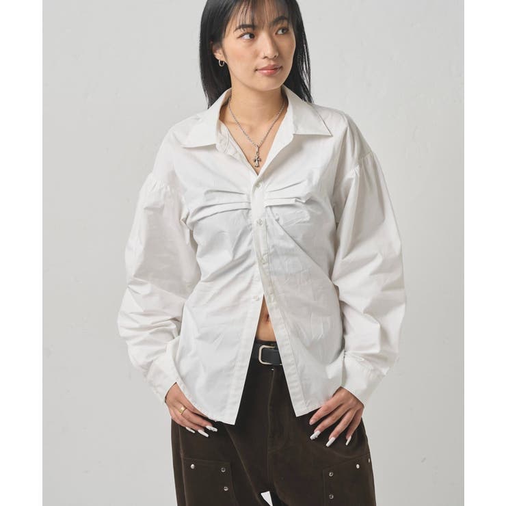 【WHO'S WHO gallery】パフスリーブダーツシャツ | PAL GROUP OUTLET | 詳細画像1 