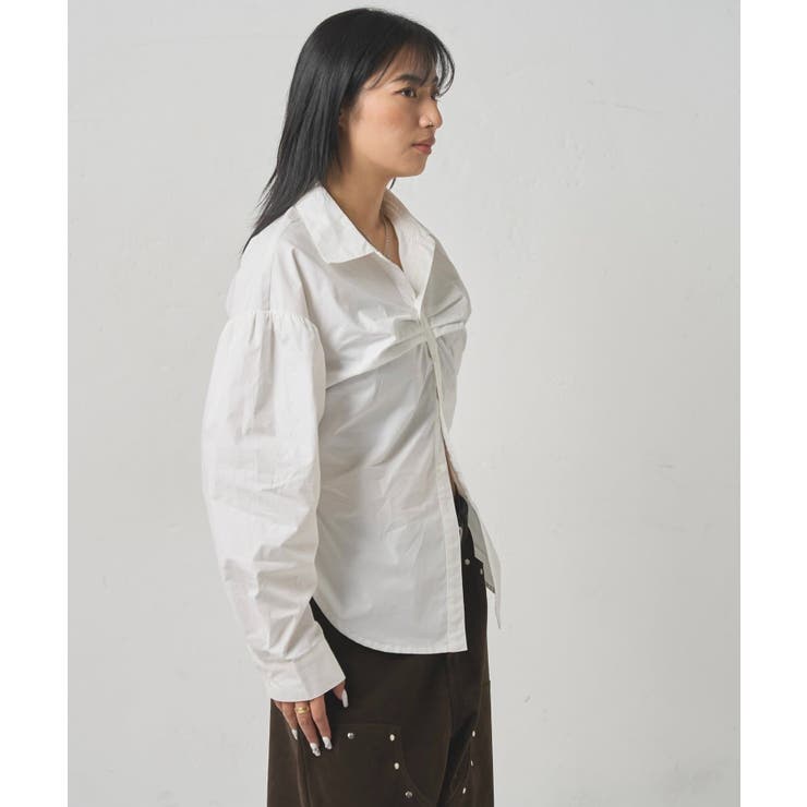 【WHO'S WHO gallery】パフスリーブダーツシャツ | PAL GROUP OUTLET | 詳細画像2 