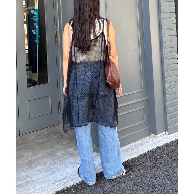 【CIAOPANIC TYPY】ドットチュールキャミチュニックワンピ | PAL GROUP OUTLET | 詳細画像30 