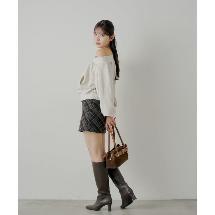 【Chico】オフショルジップSWT | PAL GROUP OUTLET | 詳細画像12 