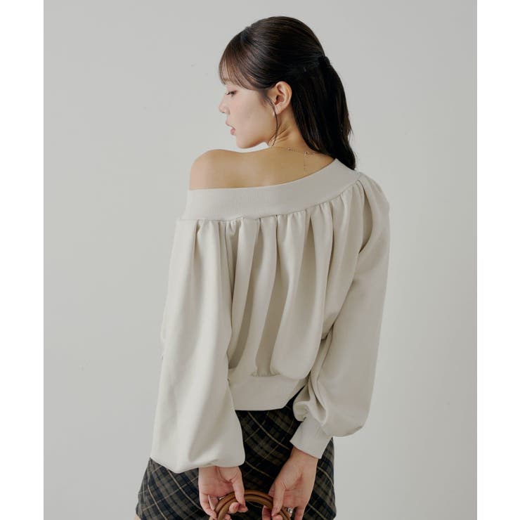 【Chico】オフショルジップSWT | PAL GROUP OUTLET | 詳細画像14 