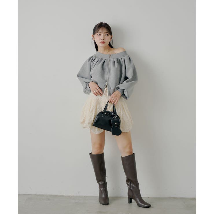 【Chico】オフショルジップSWT | PAL GROUP OUTLET | 詳細画像4 