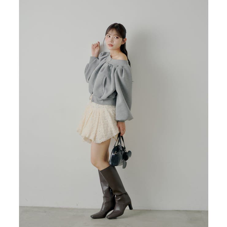 【Chico】オフショルジップSWT | PAL GROUP OUTLET | 詳細画像5 