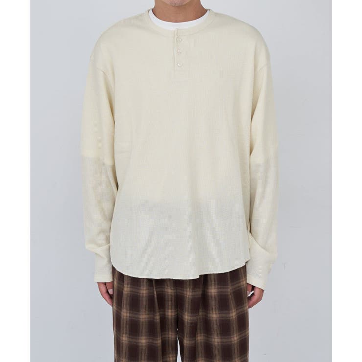 【Kastane】BM ワッフルラウンドヘンリー | PAL GROUP OUTLET | 詳細画像30 