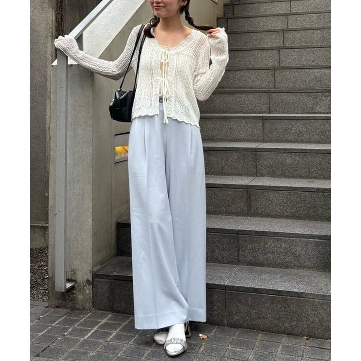 【Discoat】ベルト付よくばりタックパンツ | PAL GROUP OUTLET | 詳細画像12 