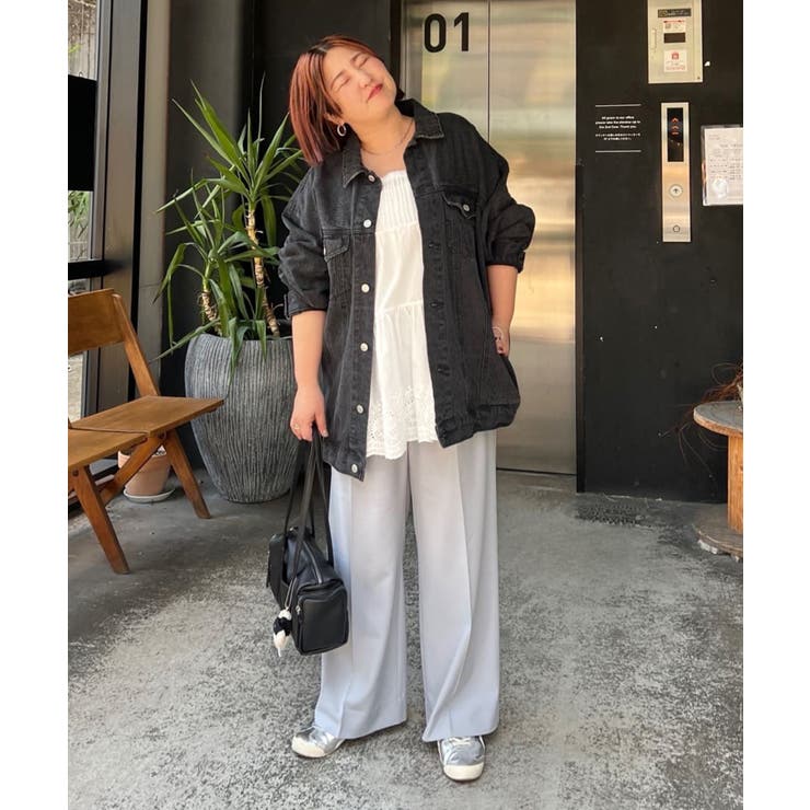 【Discoat】ベルト付よくばりタックパンツ | PAL GROUP OUTLET | 詳細画像13 