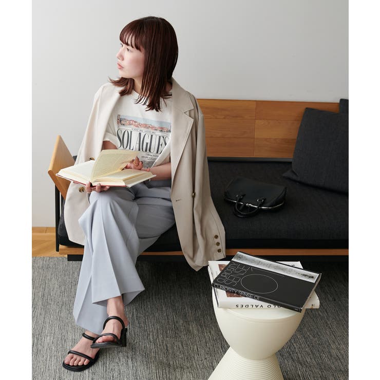 【Discoat】ベルト付よくばりタックパンツ | PAL GROUP OUTLET | 詳細画像8 