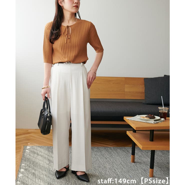 【Discoat】ベルト付よくばりタックパンツ | PAL GROUP OUTLET | 詳細画像25 