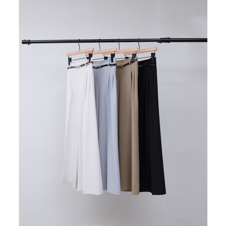 【Discoat】ベルト付よくばりタックパンツ | PAL GROUP OUTLET | 詳細画像14 