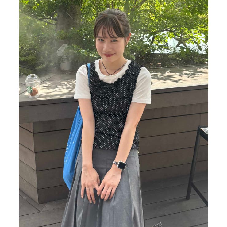 【Discoat】【umm】メロー前リボンタンク | PAL GROUP OUTLET | 詳細画像17 