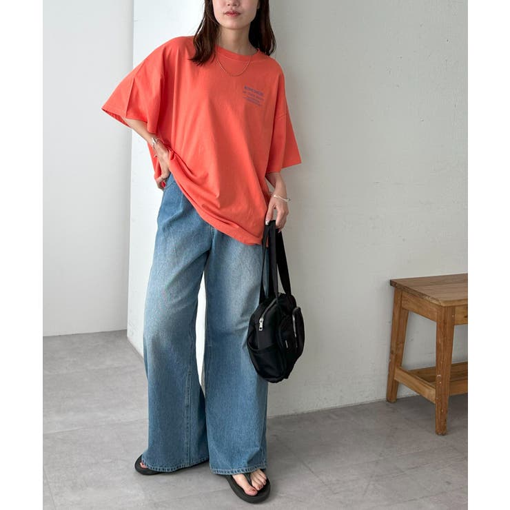 【Discoat】ミックスフォントバックグラフィックT | PAL GROUP OUTLET | 詳細画像10 