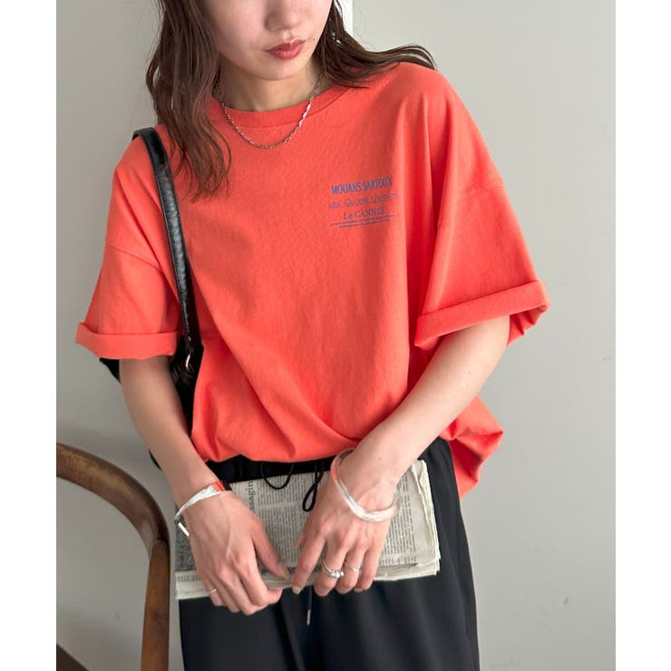 【Discoat】ミックスフォントバックグラフィックT | PAL GROUP OUTLET | 詳細画像13 