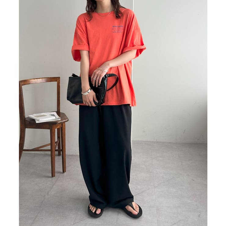 【Discoat】ミックスフォントバックグラフィックT | PAL GROUP OUTLET | 詳細画像15 